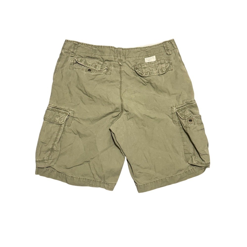 Polo Jeans Co Ralph Lauren Mens 40 Green Ripstop Cargo Shorts Military Utility - Picture 4 of 6